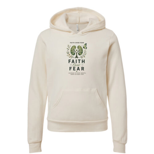 D1 - Bella 3719Y Youth Fleece Hooded Sweatshirt Thumbnail